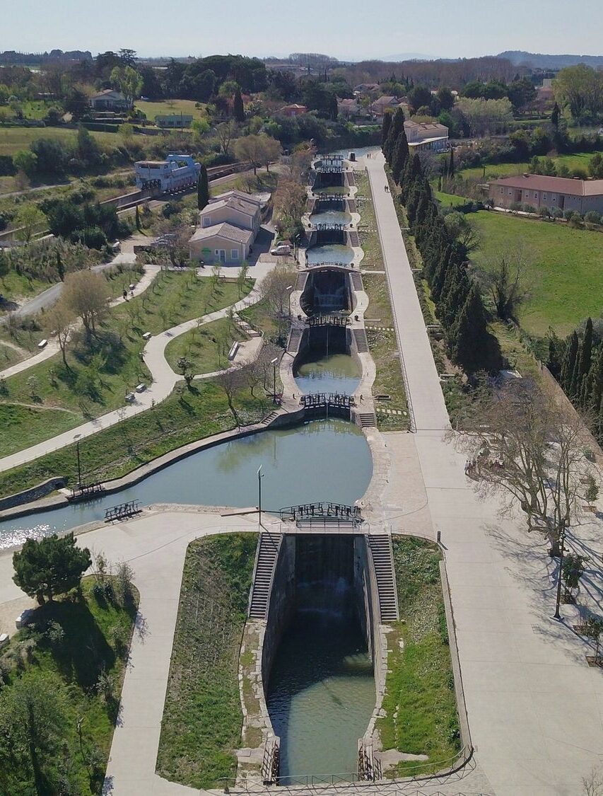 Les 9 écluses de Fonseranes